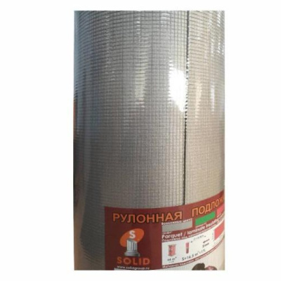 Подложка рулонная, толщина 2 мм. (выравнивание основания 1 мм), подходит для ламината и паркетной доски. Материал: экструдированный пенополистирол. Имеет антибактерицидные и противогрибковые свойства